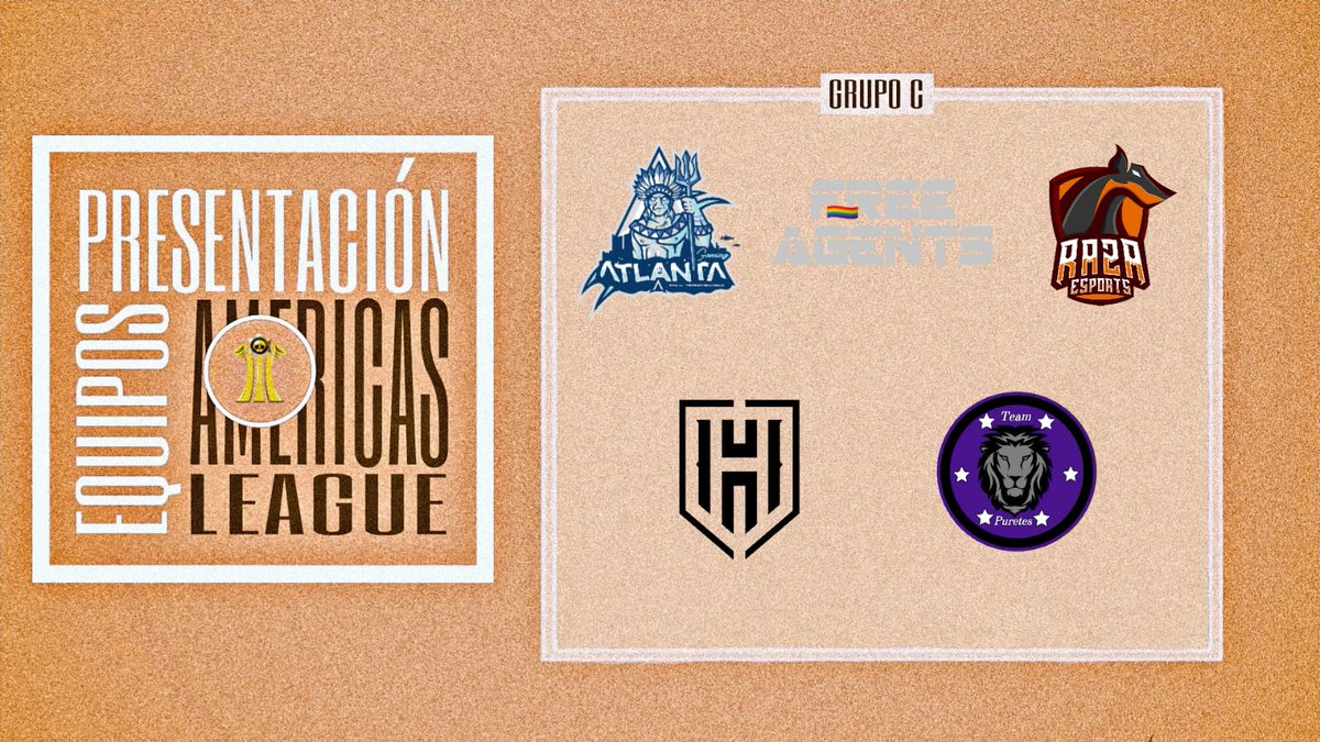 ▫️Seguimos con el grupo C con equipos muy interesantes donde podremos observar grandes partidos▫️

El grupo C está conformado por:

▫️🇧🇷 @atlantagg_
▫️🇨🇱 @FreeAgents_S12
▫️🇦🇷 @RZ_eSportss
▫️🇦🇷 <a href="/HardEsports/">[H]ard Esports</a>
▫️🇵🇾 <a href="/PuretesTeam/">☆Team Puretes☆</a>

¿Cuál es tu favorito del grupo? 🏆