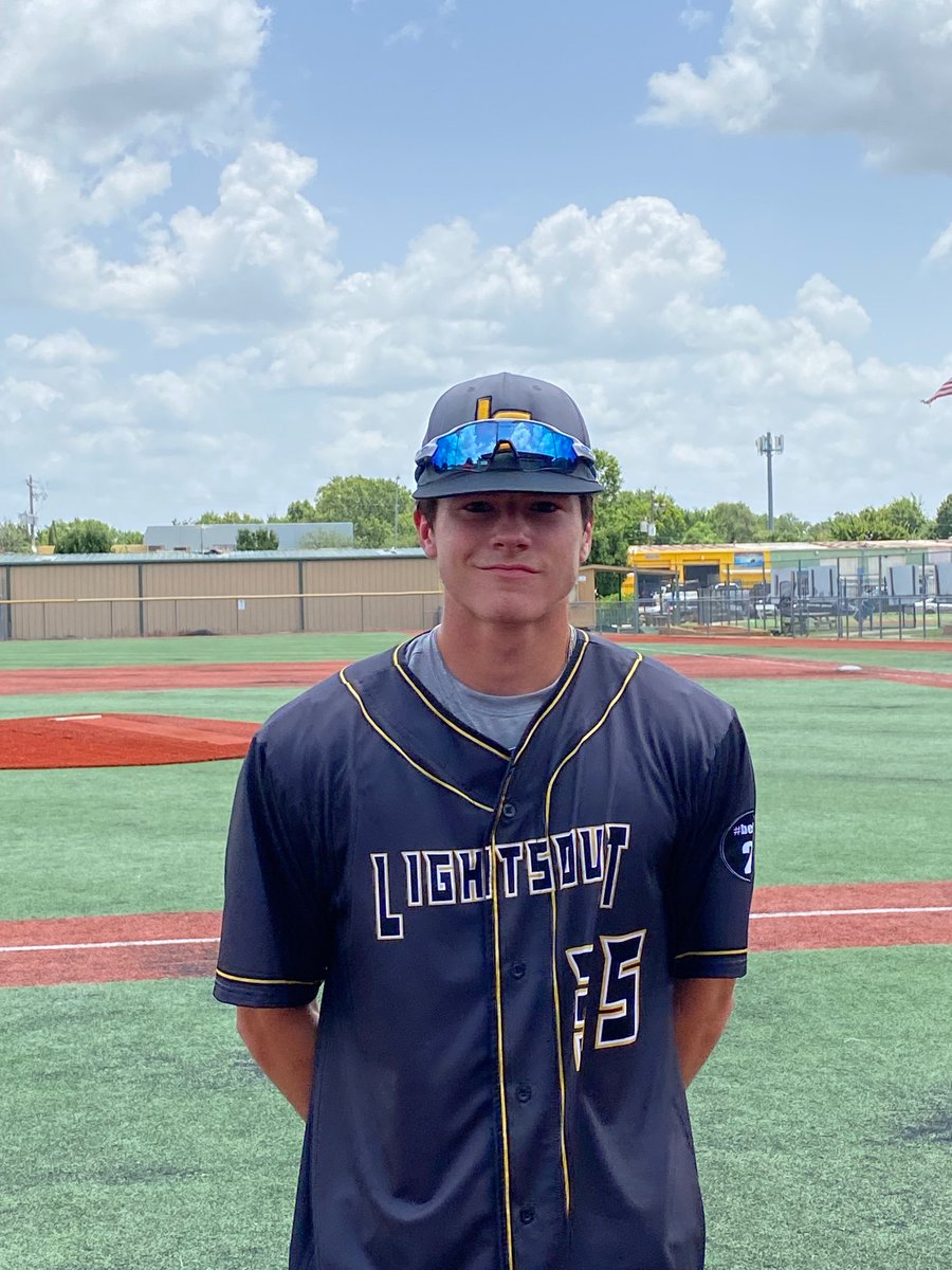 FiveToolTexas's tweet photo. F: @LightsOutBaseb1 17U White 5, Trosky Texas 2022 Sanchez 2
PoG: @Hsims04 5 IP, 5K, 3H
Hitter: @ConnorHrncir 2-2, RBI https://t.co/GzI4EZUNq7