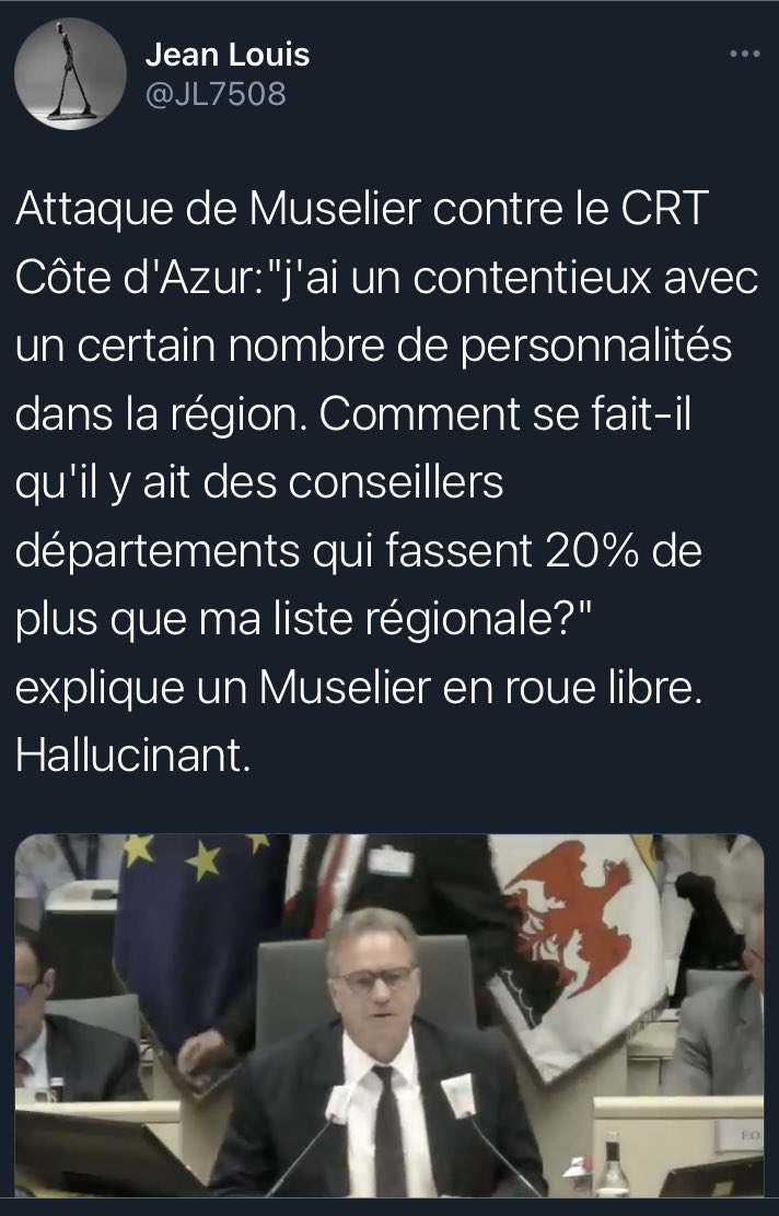 thierry27200's tweet image. Décidément, le macronisme rend bête et méchant. #Muselier #Escrosi