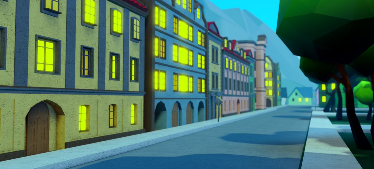 real_rogenus's tweet photo. Made a small city. What do you think about it? 🏡 #Roblox #RobloxDev https://t.co/PNcRXvbxRM