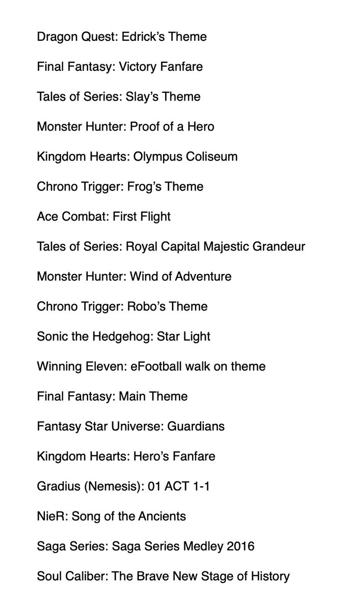 skurkronch's tweet image. La playlist del desfile de los atletas en la inauguración de #Tokyo2020, una chulada :D

#KingdomHearts #FinalFantasy #LosDemas