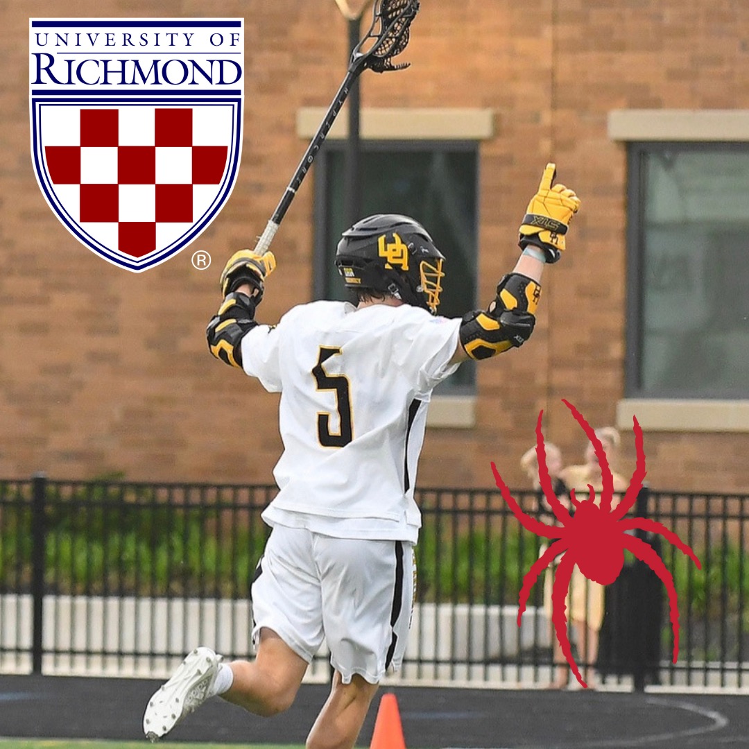 UAMensLacrosse's tweet photo. Congratulations to senior captain Chris Mazzaferri on his commitment to play college lacrosse Richmond! @SpiderMLAX https://t.co/Hx2XFloou0
