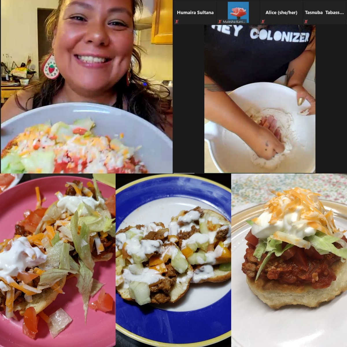 harmony_cfc's tweet image. 🍓@candace_catering_ 🍓 led our #MindYourFood youth through another engaging &amp;amp; delicous evening. Thank you for sharing your recipe, knowledge, traditions, passion, and food journey with us! Miigwech 🙏🏽❤️ #youthprogram #virtualcooking #culturalconnections #Indigenousentrepreneur