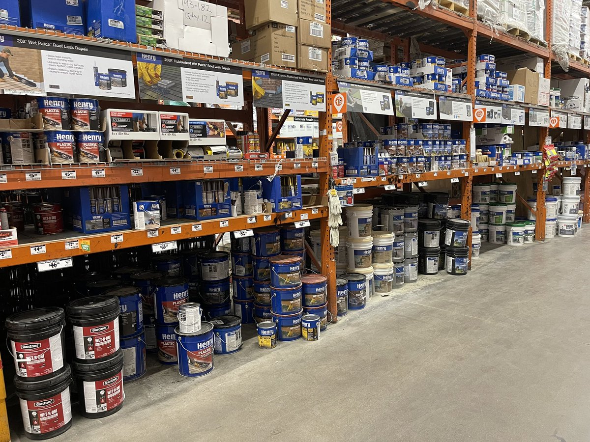5 pallets
4 tube racks
3+ hours
2 THD associates
1 sweaty Henry rep

#467 Irvington store in Tucson is looking ready for the rain! Big shoutout to Mitch for getting the pallets down! <a href="/sperryhenryco/">Scott Perry</a> <a href="/TheMrWhite16/">CLIFF WHITE</a> <a href="/HomeDepot/">The Home Depot</a>

Some before &amp; after photos…