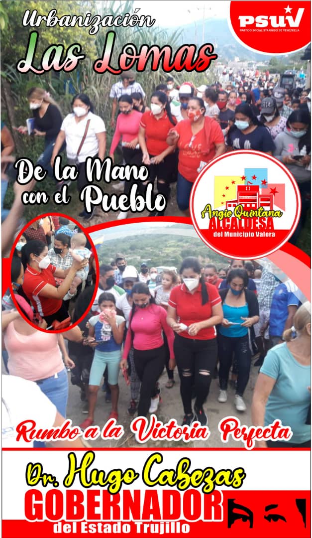 maurici79425761's tweet photo. Acompañemos este 8 de Agosto en las primarias a la precandidata a la alcaldía de Valera del estado Trujillo por #unaValeraSocialista del #retono @AngieQuintanaP1 #23Julio #PonleCorazon 
@hugocabezas78
@taniapsuv
@mazo4f
@dcabellor
@nicolasmaduro 
@todosconhugo https://t.co/cbkviKBVT9