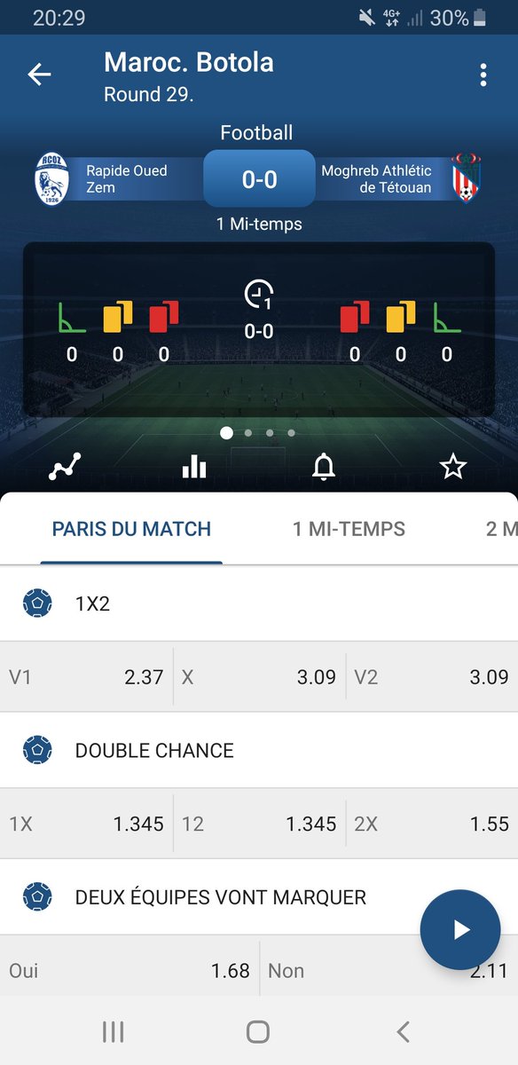 Osmane92's tweet photo. Tetouane devrait s'imposer ce soir face au Rapide Oued 👌😉 https://t.co/vjVGrW8VsG