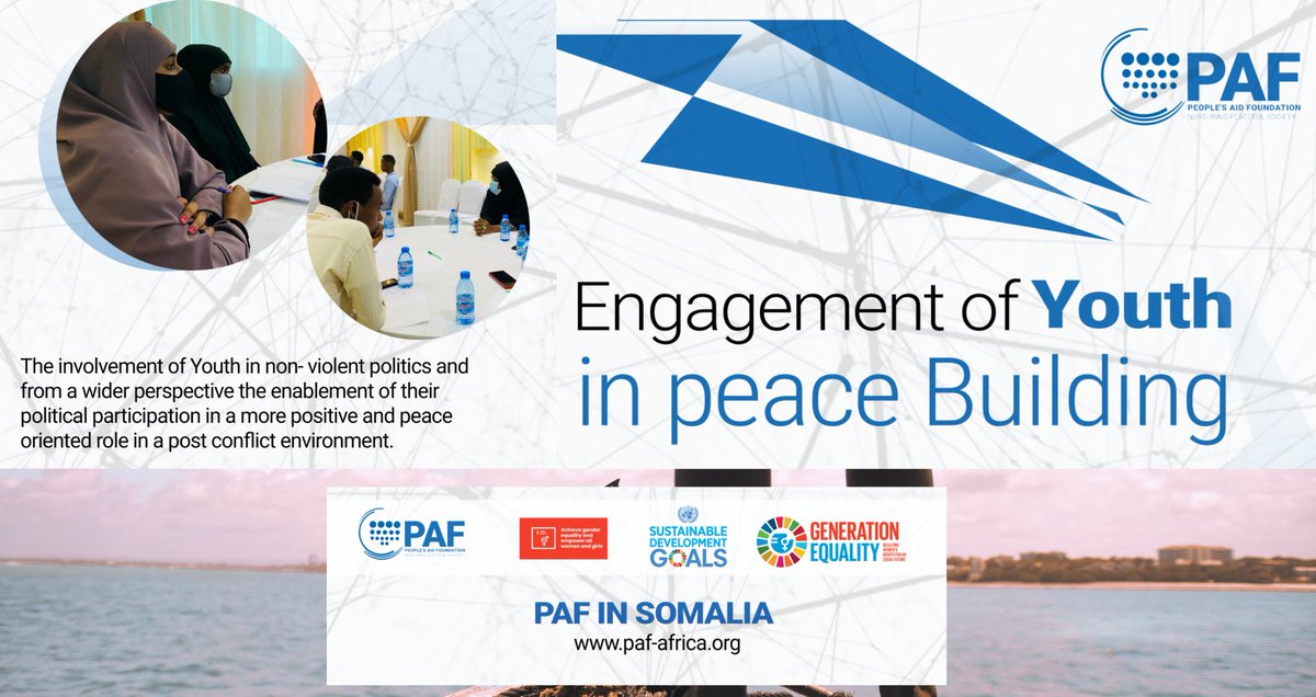 ThePAF_'s tweet photo. The involvement of #Youth in non- violent #politics and from a wider perspective the enablement of their 
political #participation in a more positive and #Peace  oriented role in a post conflict #environment.
@SDGsCoLab #SDGs #Africa #SustainableDevelopment https://t.co/jlGXTyvF7K