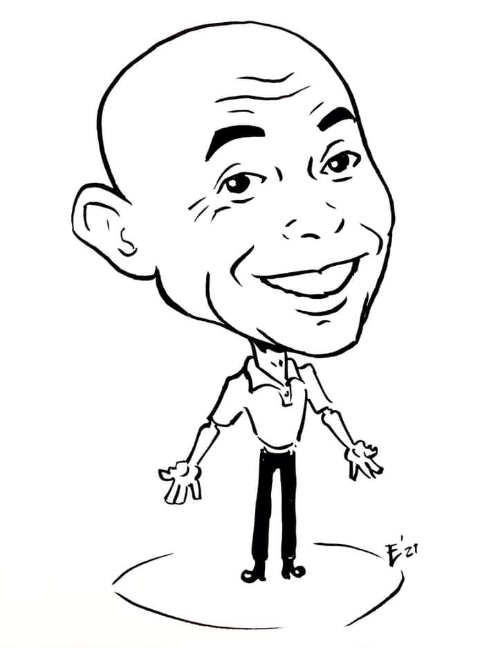 Salgado_Nader's tweet photo. Se adelantó en el camino el gran conductor y productor de televisión Chipotes Visitación. Dios cuide su simpática alma. DEP. #Chipotes #chipotesvisitacion #telehit #caricatura #dibujo #ilustracion #drawing #ink #tv #televisa #caricature https://t.co/zpHxG2tYMD
