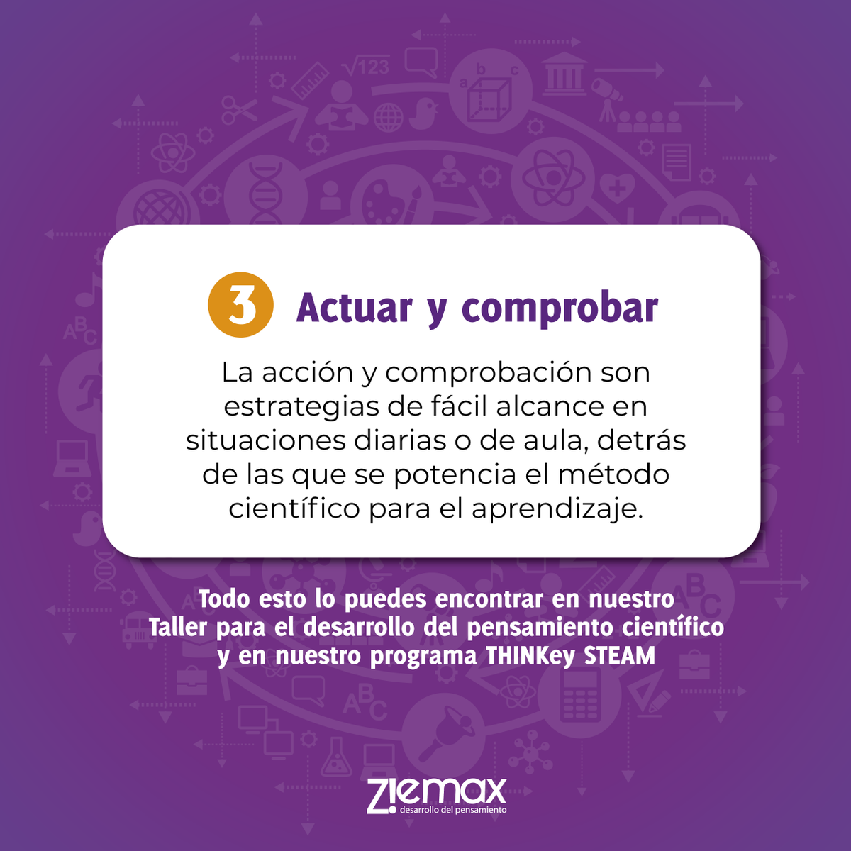 ziemaxcl's tweet photo. Es #viernes y nuestro cuerpo lo sabe! 🥳 
Les dejamos 3 potenciadores de el pensamiento #cientifico. 📚

Todo esto lo puedes encontrar en nuestro Taller para el desarrollo del pensamiento científico y en nuestro programa THINKey STEAM. 🤩

#PensamientoCientifico #DatosProfesores https://t.co/dIrFz0HqDj