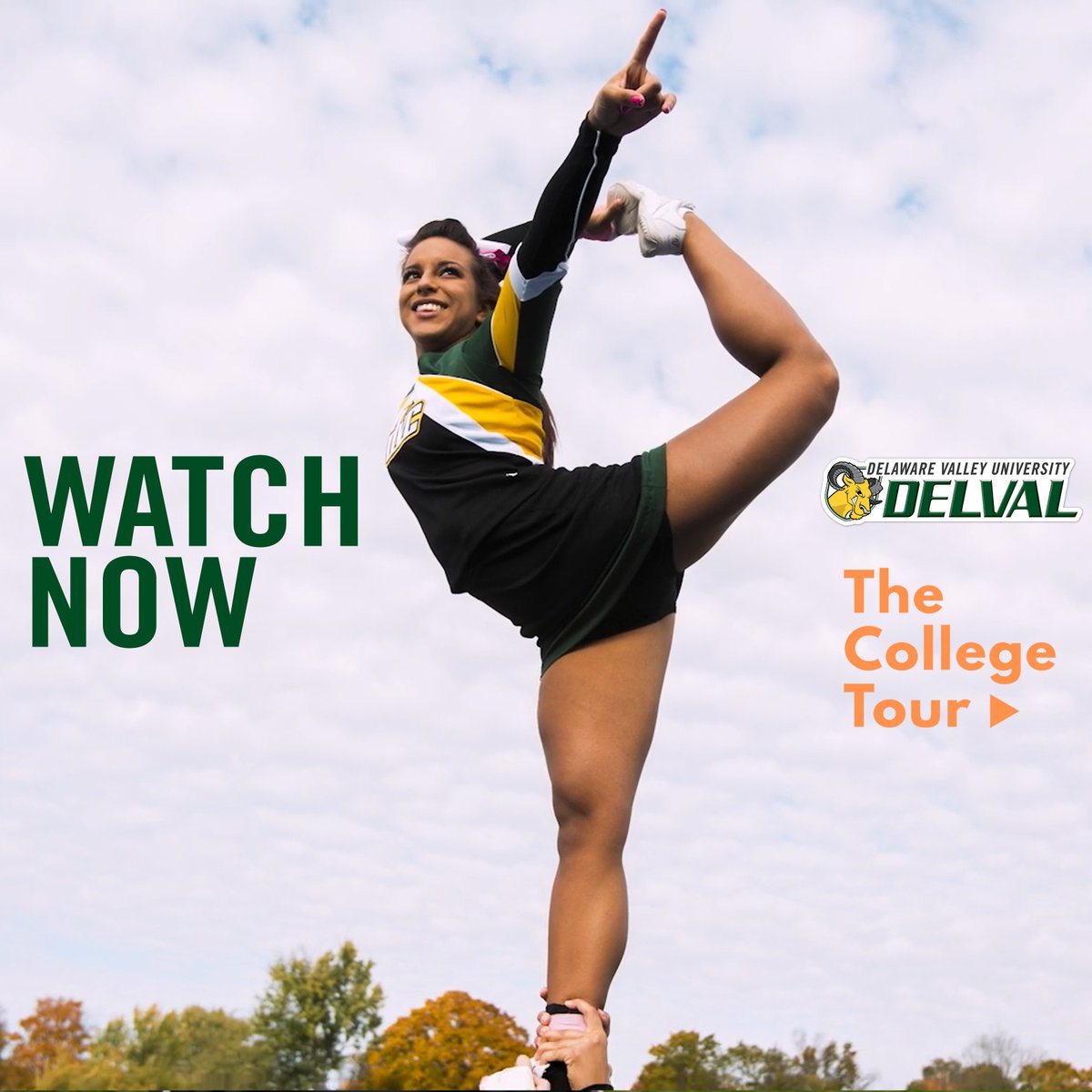 DVUAggies's tweet photo. WATCH NOW!! 

@DelVal was featured on the hit @amazon  @PrimeVideo series #TheCollegeTour and the full-episode is available now on the school's website! Check it out before it premieres on @PrimeVideo Aug. 30.

https://t.co/GRrmKg3SST https://t.co/FpiQPLpy2E