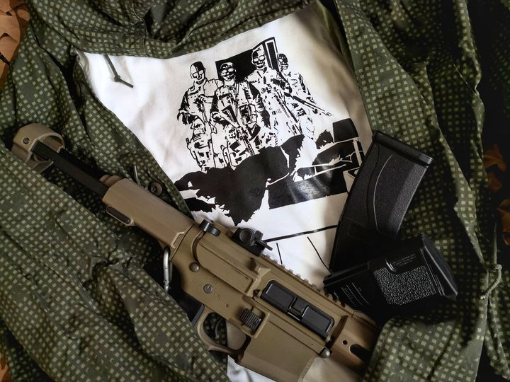 GFG_Mx's tweet photo. 4to modelo de la primera temporada 
"Waking up to a nightmare"
#GunfighterGear #gfg #gfgmx #GFG_Mx #tacticool https://t.co/H73nS4ric4