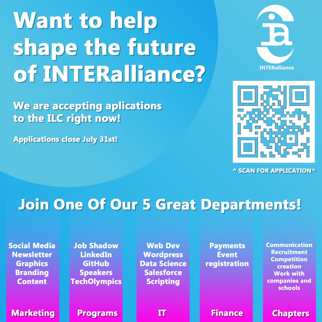 INTERallianceGC's tweet image. Apply today!  bit.ly/ILC2021-2022