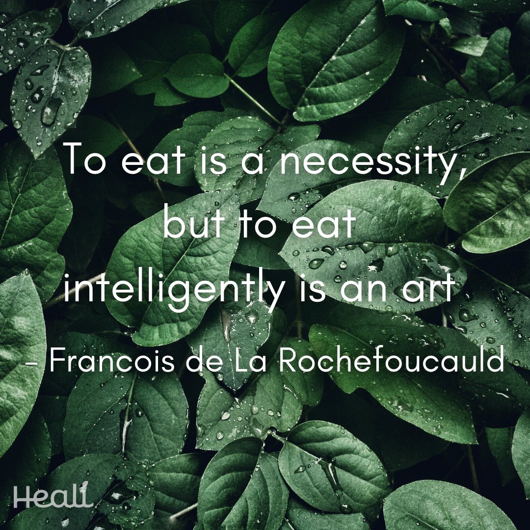 Eating intelligently is not just an art, but also a science. Nutrition acts like fuel in our bodies. It thus becomes our responsibility to feed our bodies the right quantities of different kinds of foods.