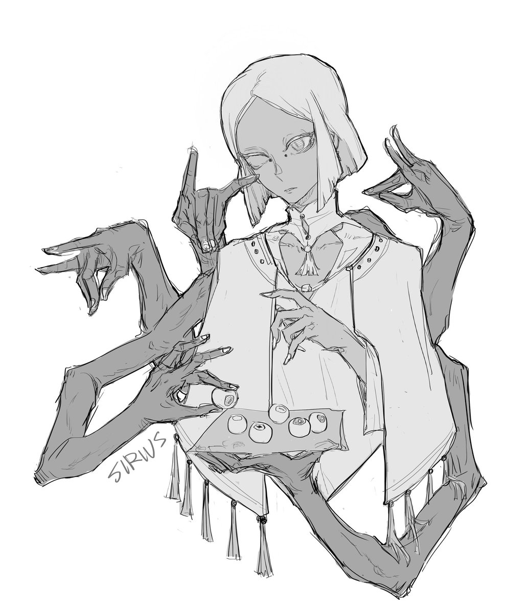 盲眼魔女
#illustration #OC #drawing