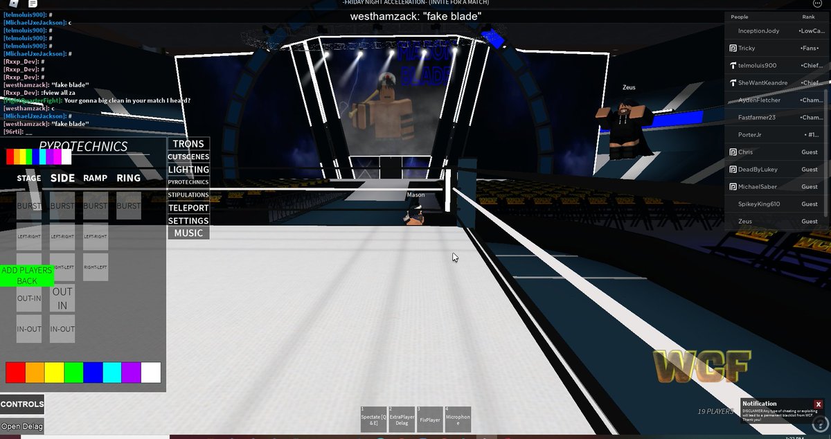 WCFRBLX's tweet photo. After the contract signing, #MasonBlade took on #SpikeyKen in a singles match and Mason Blade came out on top and won the match. What does spikey have to say about this? https://t.co/ZVu9FeECNH