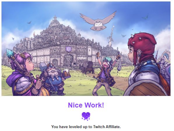NeonBeatGames1's tweet image. ITS OFFICIAL. WE MADE IT EVERYONE WE ARE FREAKIN AFFILIATE. I legit losing my shit over here. I don't even know what to do LOL. Thank you everyone for the love and support. Like, yall are amazing &amp;lt;3 &amp;lt;3 &amp;lt;3