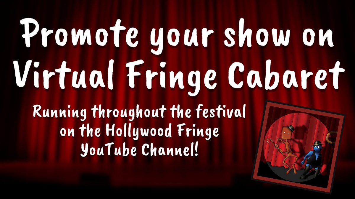The 1st <a href="/HFFCabaret/">HFF Cabaret Stage</a> deadline has passed, but you can still submit your videos for future performances of #hff21 Virtual Fringe Cabaret! Get all the details here: docs.google.com/forms/d/e/1FAI…