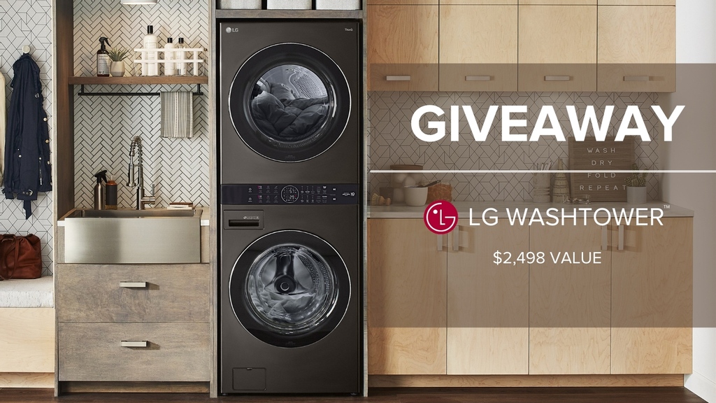 🚨 #GIVEAWAY ALERT 🚨 Enter to win the all-new LG Washtower! I 🙌🏼 Valued at $2,498!⁠ Enter now! l8r.it/htpR

🍀 Good luck! ⁠

Giveaway ends August 16th 2021 at 11:59 P.M. Giveaway is not open to residents of Quebec. See giveaway page for full rules.⁠