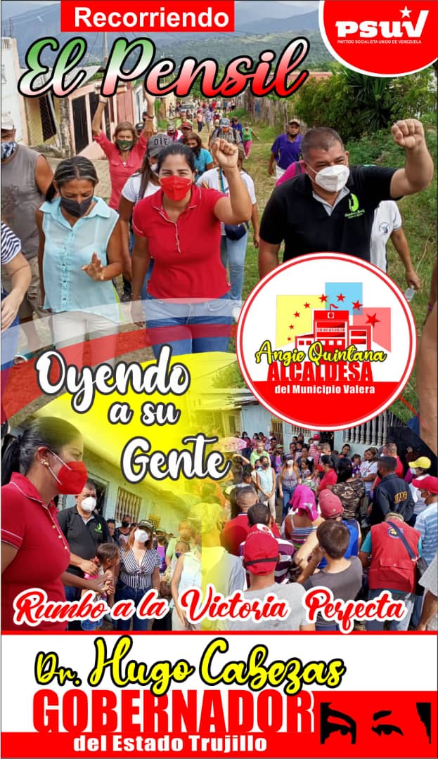 Clauss211081's tweet photo. Acompañemos este 8 de Agosto en las primarias a la precandidata a la alcaldía de Valera del estado Trujillo por #unaValeraSocialista del #retono @AngieQuintanaP1 #23Julio #PonleCorazon 
@hugocabezas78 @taniapsuvn @mazo4f @dcabellor
@nicolasmaduro @todosconhugo https://t.co/N0LAKkNApV