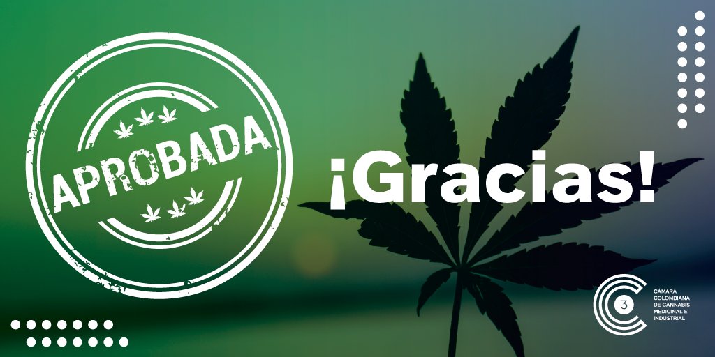 CamCannabisCol's tweet photo. ¡Gracias a la industria! Un gran trabajo en equipo con los gremios, empresarios, investigadores, emprendedores y demás actores que trabajamos persistentemente y con rigor por alcanzar este logro.
@floragrowthcorp @MccnOrganics @abusaidgomez @XebraBrands @asocolcanna @procannacol https://t.co/EVYHeRXmo7