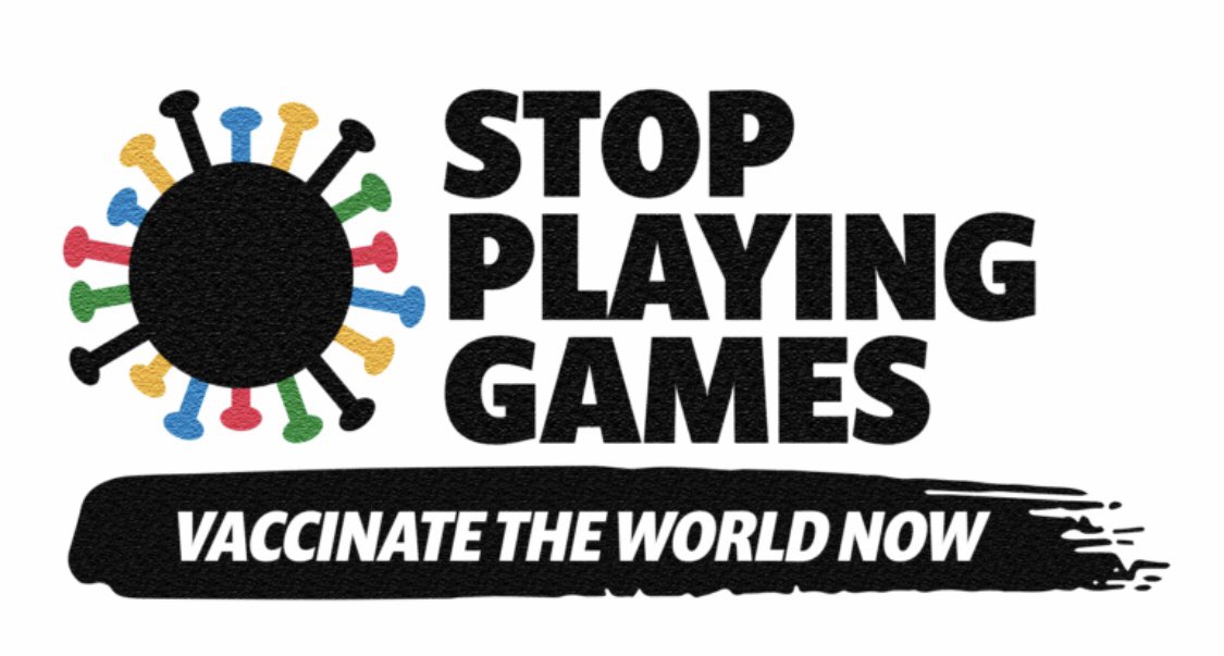 @Yunus_Centre @iocmedia @Olympics @olympicchannel #Tokyo2020 #Olympics
A symbol of global solidarity
& friendly competition
Take this opportunity to
#StopPlayingGames
#StartSavingLives
#Vaccinate the world🌍now!
Call for—immediate action from
world leaders to end #vaccine
apartheid
#Vaccines4All
#PeoplesVaccine
#GlobalPublicGood