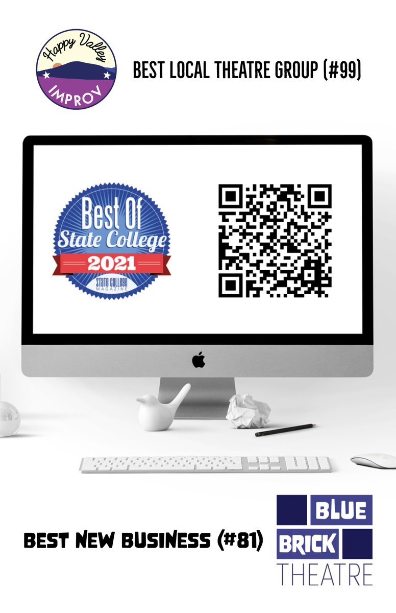 Friends from near and far: Please vote for <a href="/HV_Improv/">Happy Valley Improv</a> &amp; the <a href="/bluebricksc/">Blue Brick Theatre</a> in this year's <a href="/StateCollegeMag/">State College Magazine</a> best of edition!

Link: statecollegemagazine.com/best-of-state-… 

We appreciate your support!!!