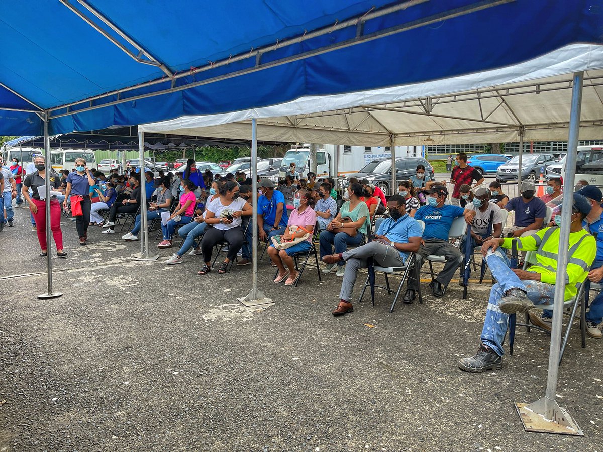 CIAES_UDELAS's tweet photo. Continúa la jornada de vacunación contra el SARS-CoV-2, organizada por el @MINSAPma y la @JCAncon en nuestras instalaciones de Albrook en la modalidad de barrido para residentes de Ancón, mayores de 12 años.
La jornada se extenderá hasta este domingo. https://t.co/evB15DEaKA