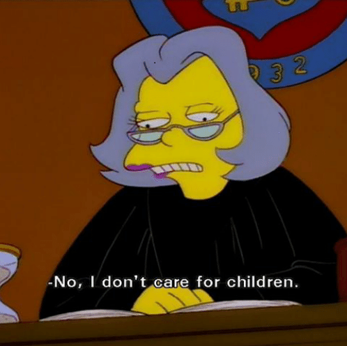 VSmilansky's tweet photo. @Nv_pyromelana I haven't had a chance to use the line. But at least once a week I think about this family court judge who 'doesn't care for children'. https://t.co/WYh6dZUEbY