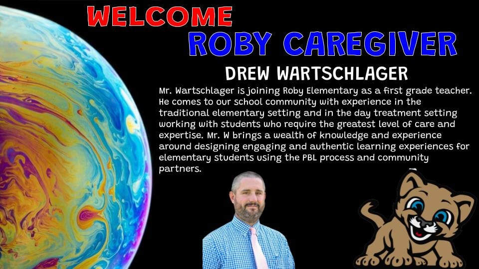 Please join us in welcoming Drew Wartschlager to the Roby family!