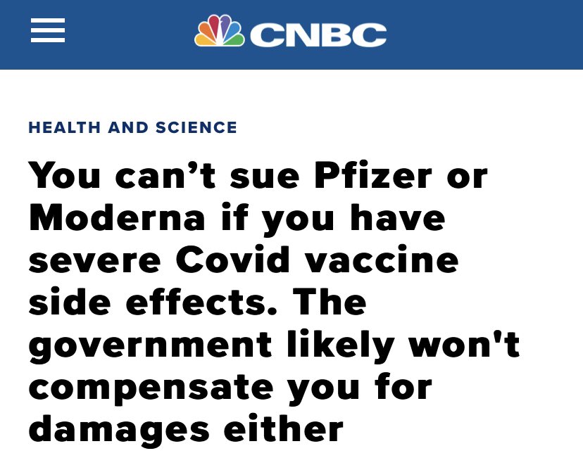 Horned_Sphere's tweet photo. @ggreenwald lmao but the pharmaceutical companies are still not liable https://t.co/gKOkqA4bpr