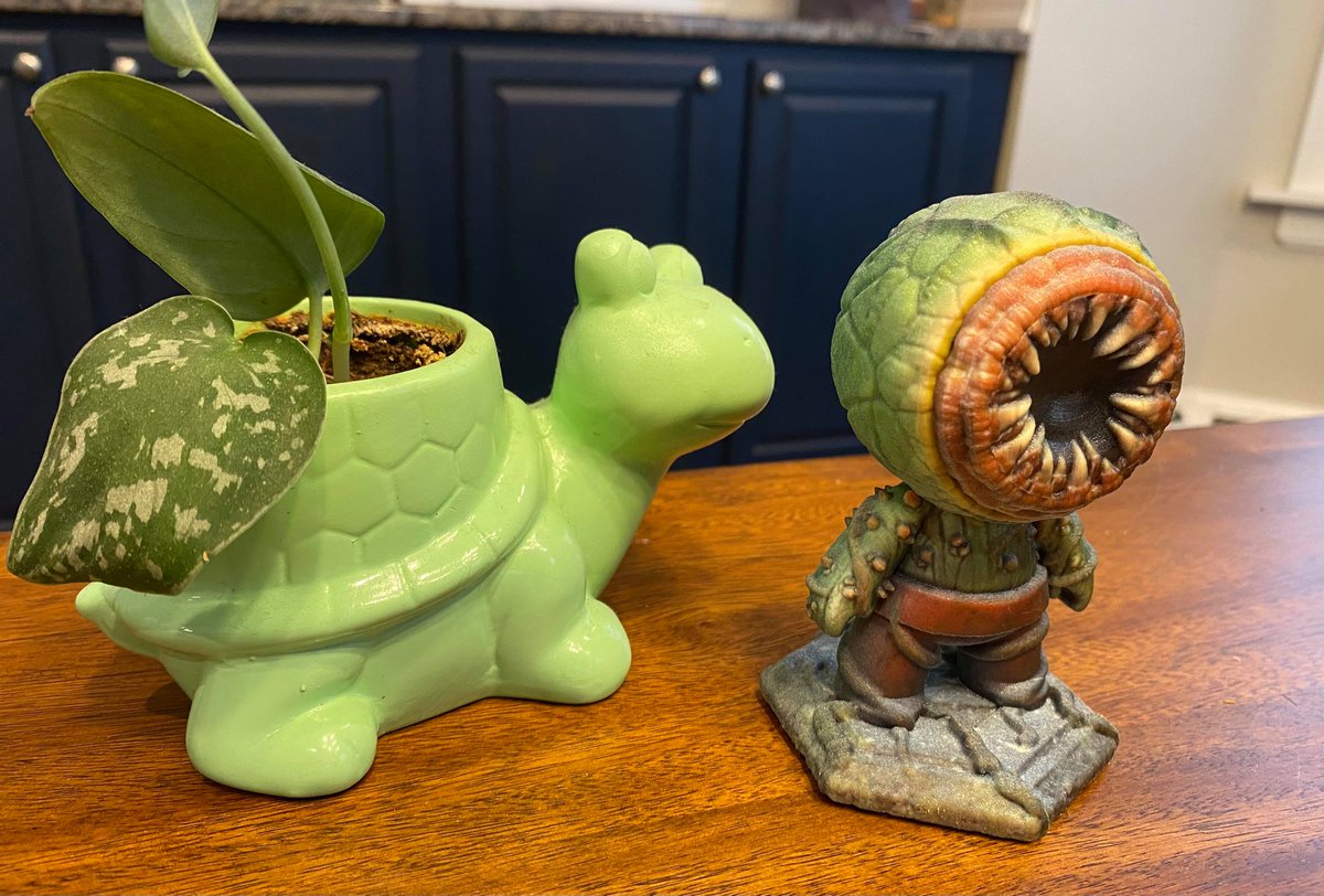 Chilemang's tweet image. Crazy to see one of my Substance Painter projects brought to life! Thanks to Colton! @Stratasys  for printing my #meetmat2 Submission done in @Substance3D 

artstation.com/artwork/8l3GkE

For Reference!