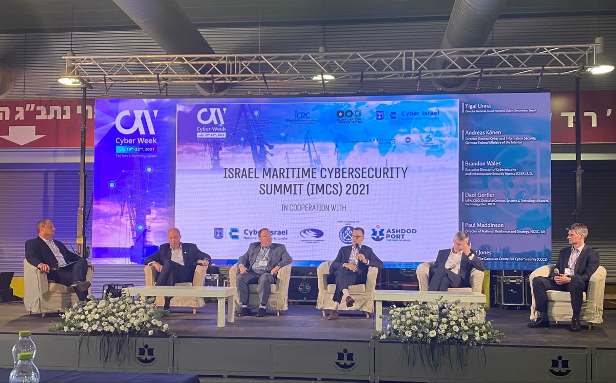 CISAgov's tweet image. 📸 CISA Executive Director Brandon Wales onstage at @CyberWeekTVL’s Maritime Cybersecurity Summit.

Our coastline, ports, and waterways help to move people and goods across the world. Securing our maritime transportation system is key to our global economy. ⚓ #CyberWeek2021