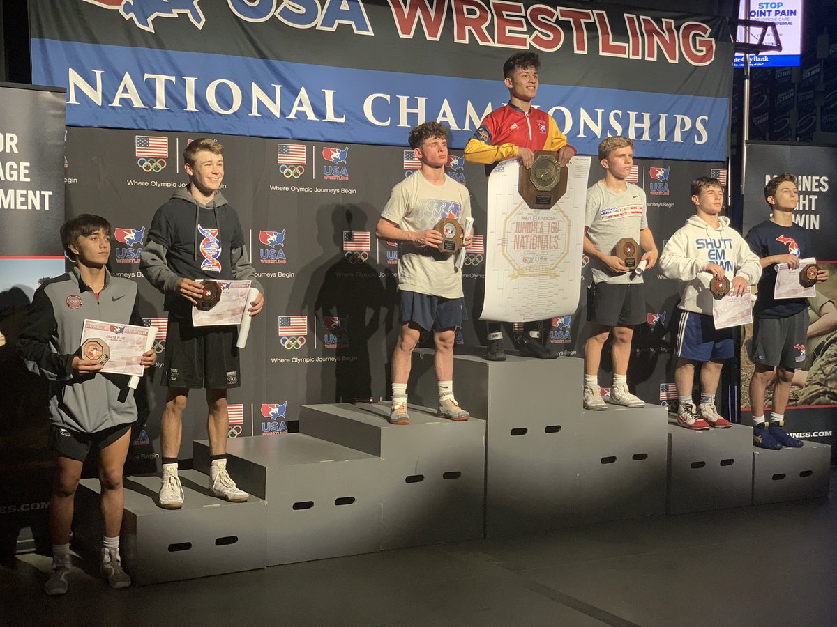 DekalbWrestle's tweet photo. Ben Aranda is a double Finalist and finishes as the runner up at 113 lbs in Junior Greco!  He was the only wrestler in the tournament to reach the finals at the Junior level in both styles!  #1barb #proudlydekalb https://t.co/hA983MGkzm