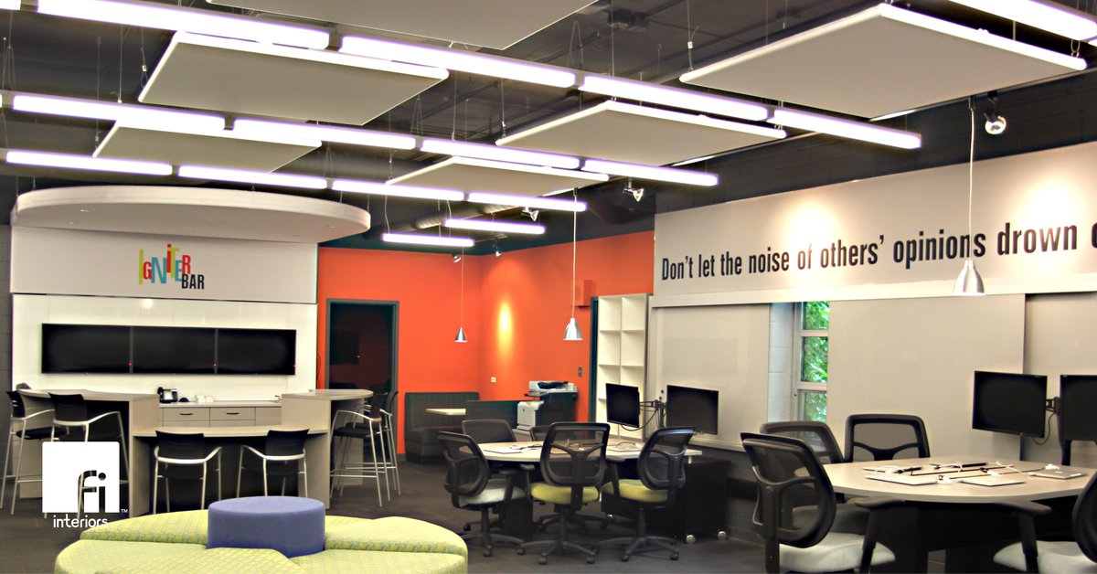 FabricImages's tweet photo. #Fabriccanopies and printed #fabricgraphics enhance this #classroomdesign visually, incorporate lighting, and address #acoustics challenges. Learn more about how FI helped create this space. #classroomacoustics
https://t.co/NzKpJrMMRT https://t.co/ZYbikLA7rf