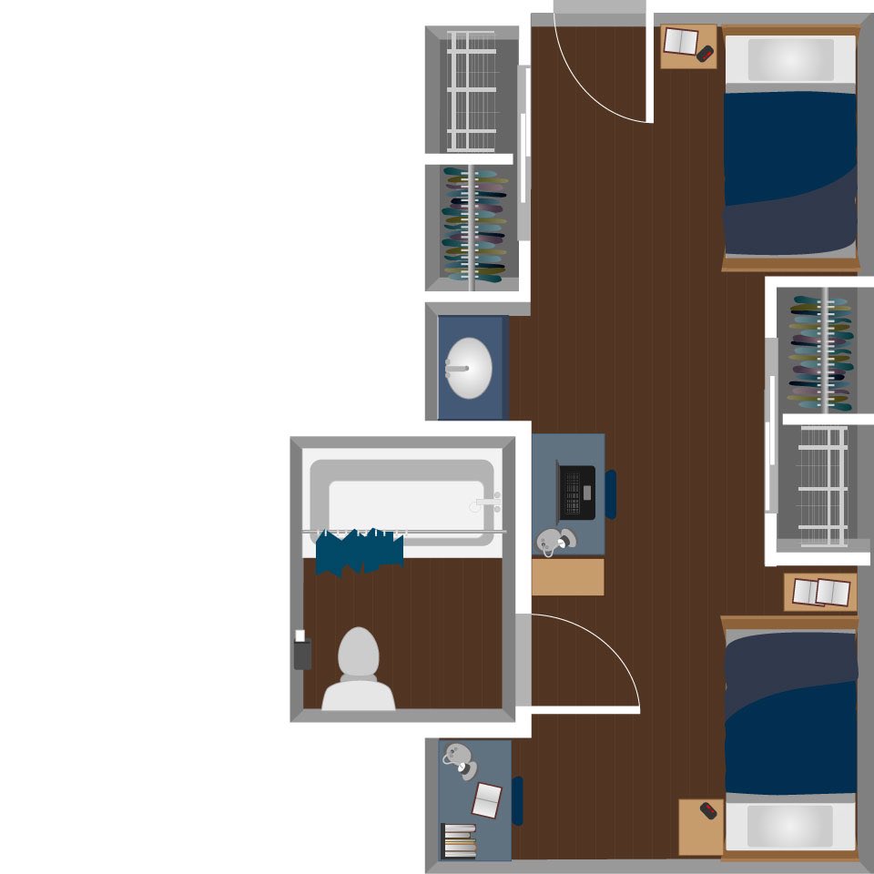 Hello incoming Honors Hall students! We can't wait to meet you in a few weeks. Want to learn more about Honors Hall room dimensions and furniture measurements? Check out our website: housing.wvu.edu/housing-option…
