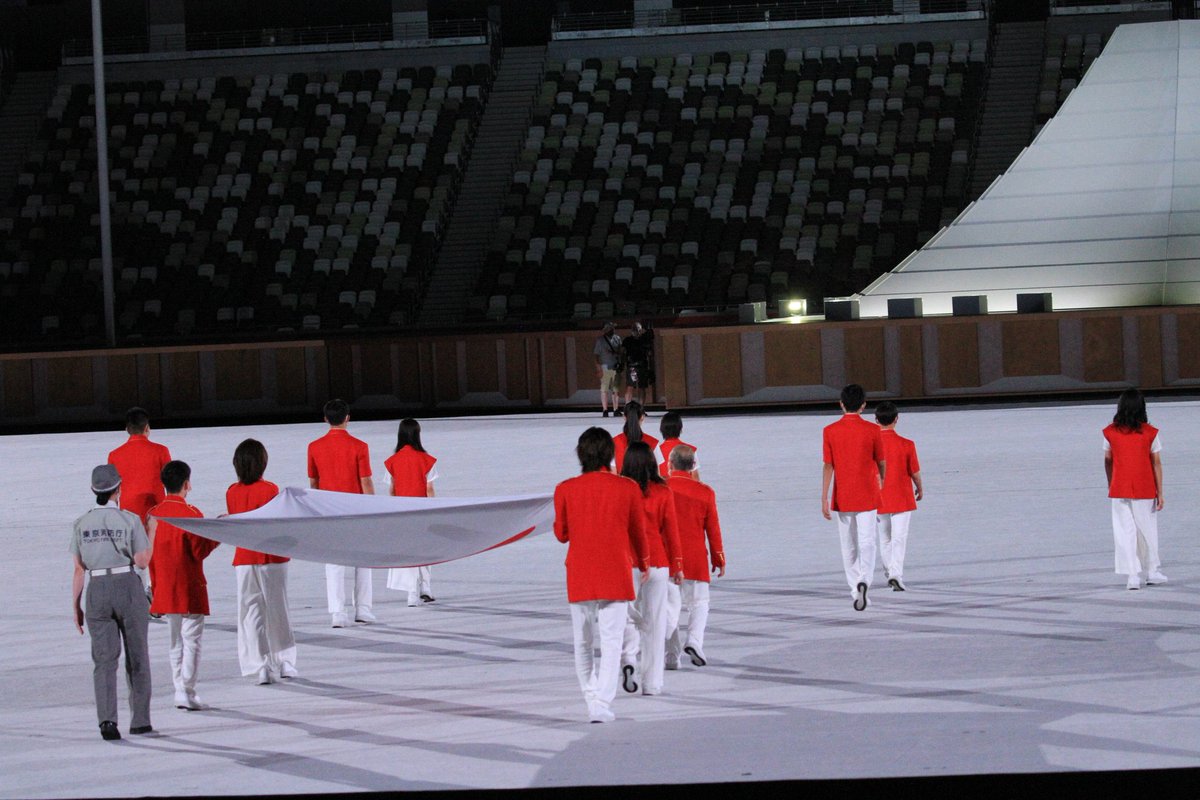 The beautiful flag of host country Japan.

@Olympics @AfghanistanInJP @AAJMALGGHANI @YPopalzay @SportRta @Tokyo2020