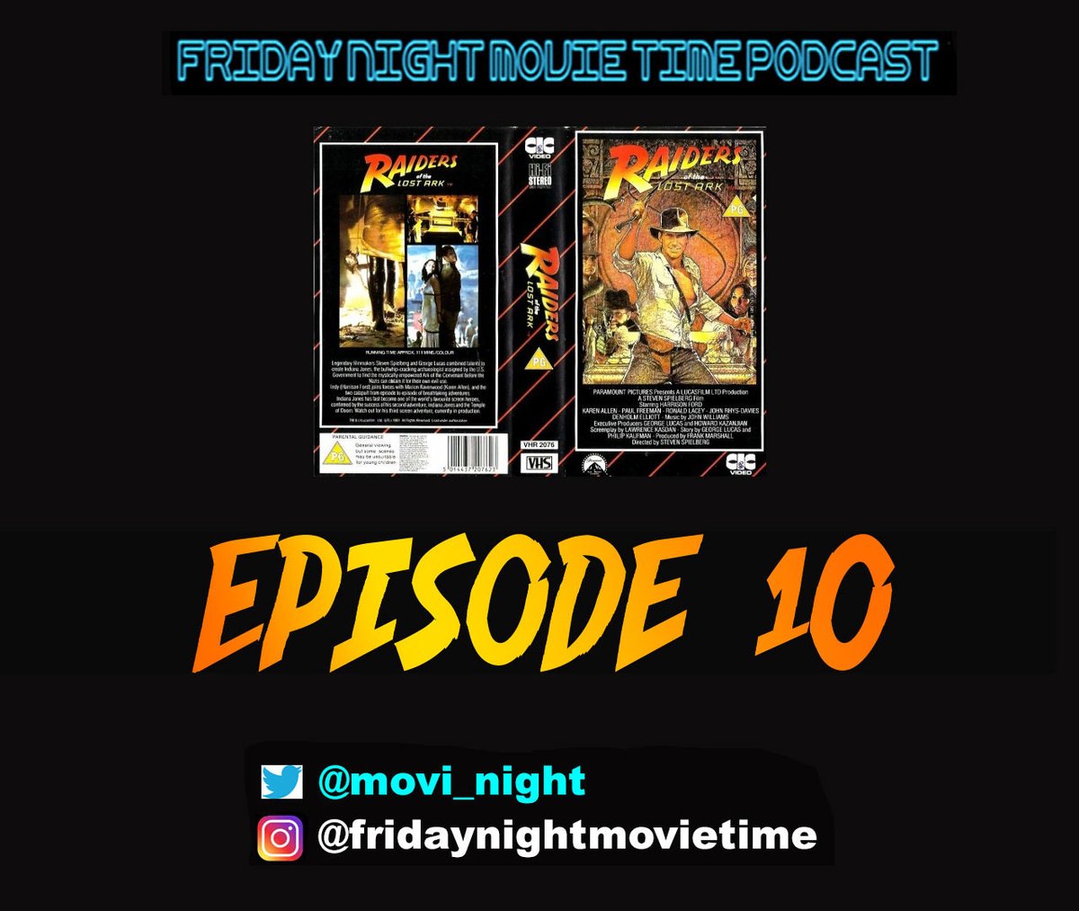 Available now is Episode 10, in which we discuss Raiders Of The Lost Ark #anchorpodcasts
We hope you enjoy it all Faithful and any newbie listeners!