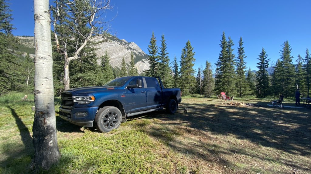 Can’t wait to haul the trailer out to the mountain on the days off! 13 more days! #explorealberta #alberta <a href="/RamTrucksCanada/">Ram Trucks Canada</a>
