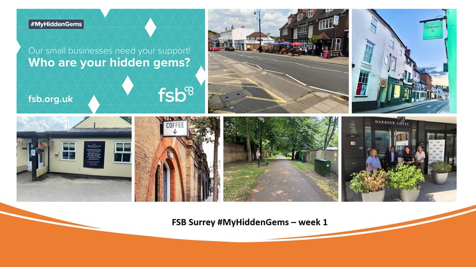 <a href="/FSBSurrey/">Tracey Carter</a> here's a little montage of some of the great places we featured this week in Surrey for our #MyHiddenGems campaign - can't wait to see what we feature next week. Do join in, we'd love to see your hidden gems