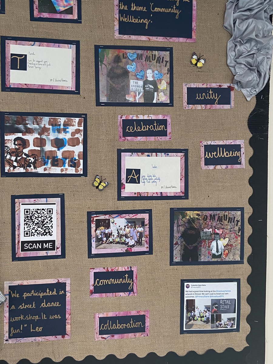 TurquoiseEPS's tweet photo. As the year ends, we are pleased to share our final publishing outcome for the year. For Arts Fortnight, we focussed on the topic “community wellbeing” celebrating our own #Elaineheroes. Have a wonderful summer break everybody ☀️ @AmethystEPS @PrimaryElaine @InspireSELondon https://t.co/toIUYkpoLZ