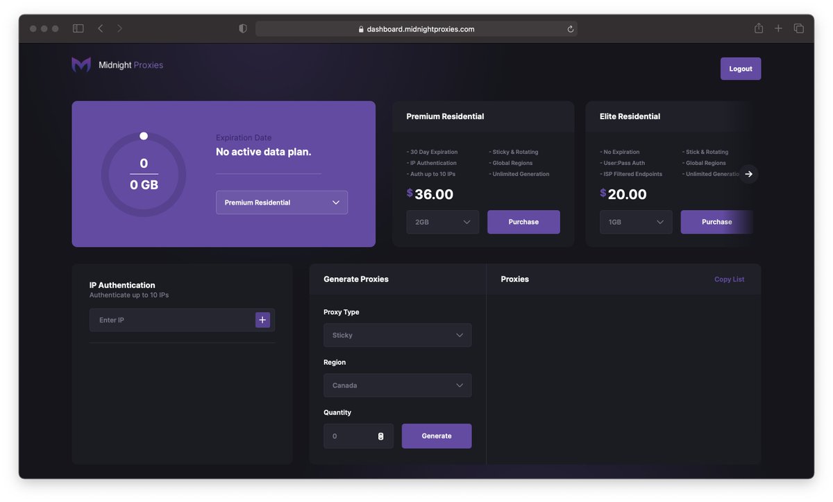 We just launched our new website &amp; dashboard! 🤩

Go check it out @ midnightproxies.com!

All products are in stock with discount code NEWDASHBOARD for 30% off! 💰

One Like - RT - Follow will get 25 ISPs! 🥳