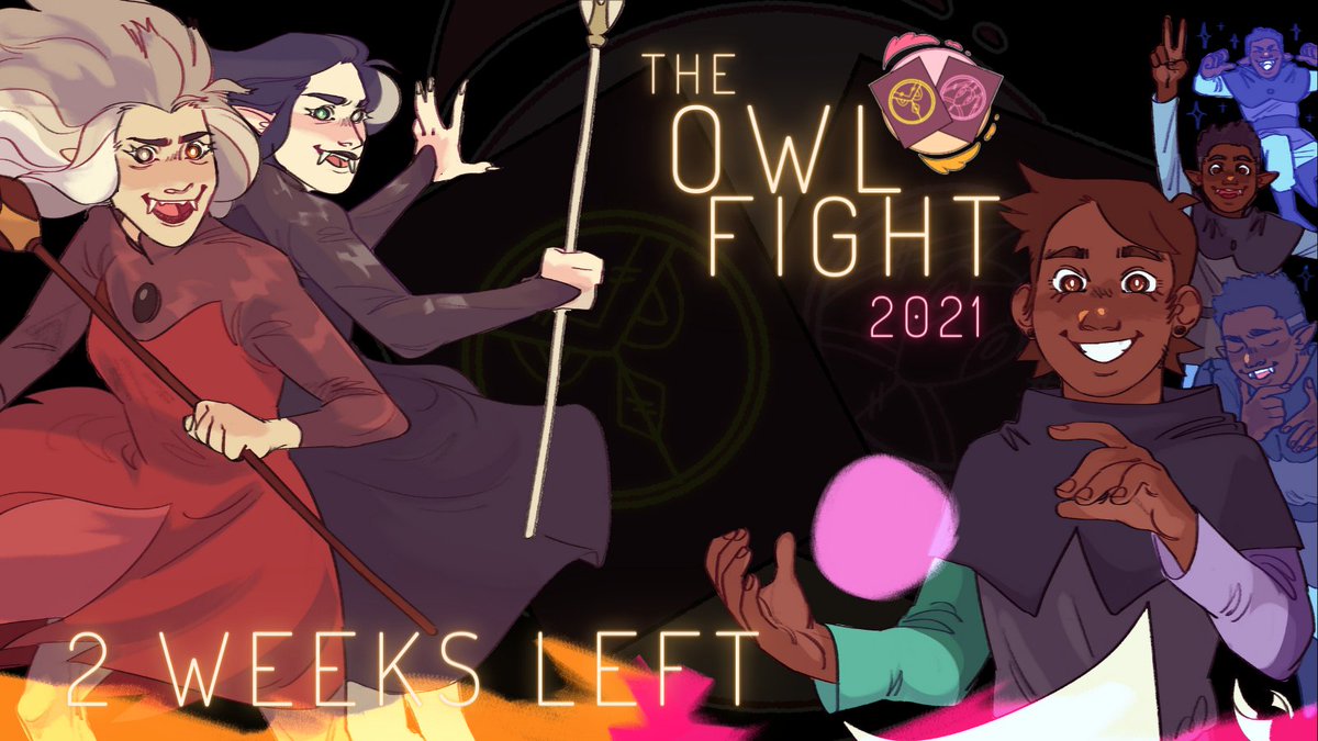 🦉💫 The Owl Fight 2021 Sign-ups close in 2 weeks💫🦉

Sign-ups will close on August 6th, 11:59 PM PST!

We have over 100 people signed-up already — join on in for this heated duel in August💫 Link to sign-up below⤵️