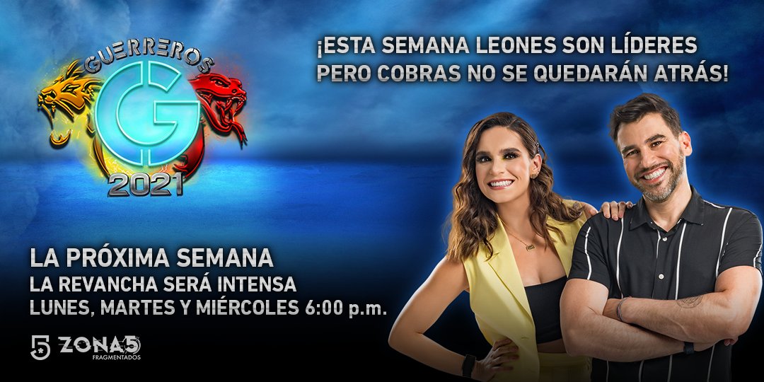 💥 ATENCIÓN, GUERREROS 💥
Recuerden que la siguiente semana tenemos una cita de lunes a miércoles en punto de las 6:00 p. m. por <a href="/MiCanal5/">El 5</a>

#Guerreros2021 
#YoSoyLeón 
#YoSoyCobra