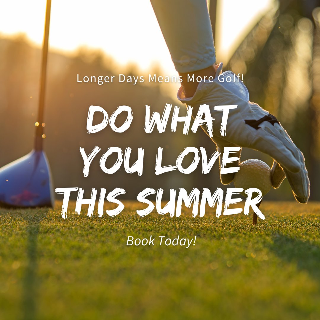 RidgeviewGC's tweet photo. Summer means longer days, which means more time for golf! Make sure to book your next tee time today https://t.co/kz0t1Msqam https://t.co/EicxD3zGUc