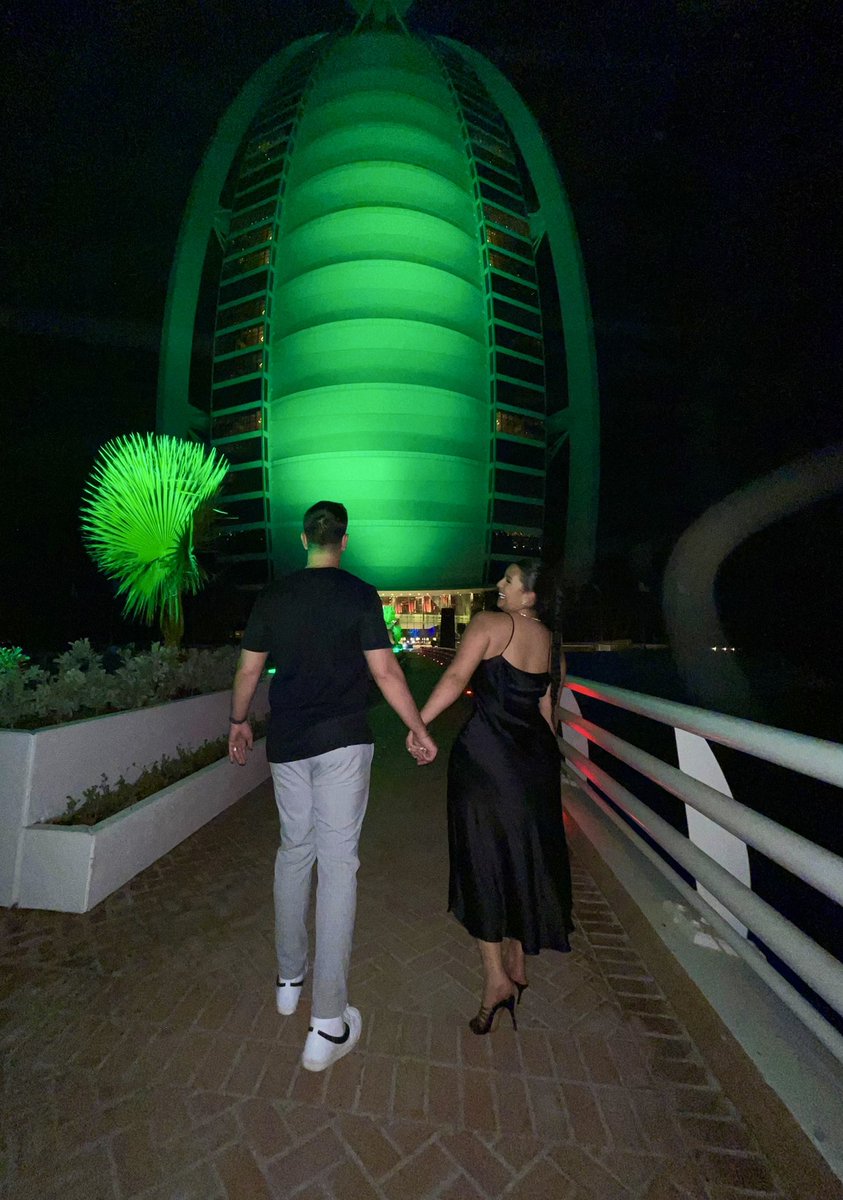 Just my husband &amp; I living our best life in dubai