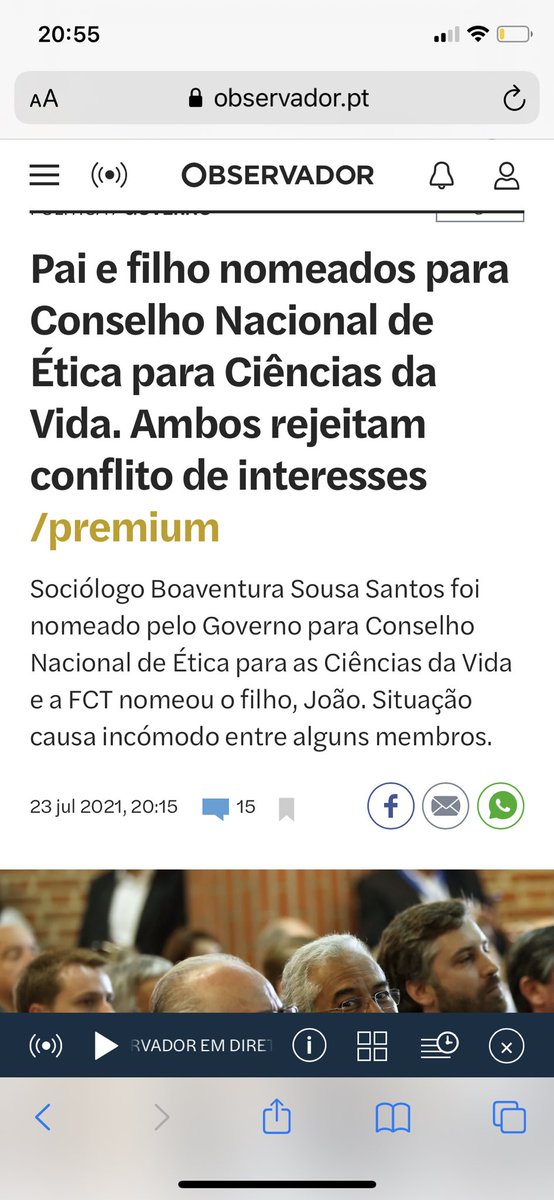catarinamaia's tweet photo. Pai nomeado pelo Governo, filho nomeado pela FCT. Só faltou lugar para a mãe, mas sendo de Línguas e Literaturas Modernas, ainda não deveriam precisar de tradutor no CNECV. https://t.co/DJ8ECV3IXB
