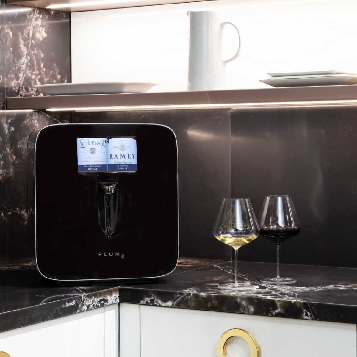 At the end of a long day when you just want to enjoy one glass of wine, that’s where Plum shines! Simply press a button to have a glass served at the perfect temperature and have the rest of the bottle automatically preserved for next time.