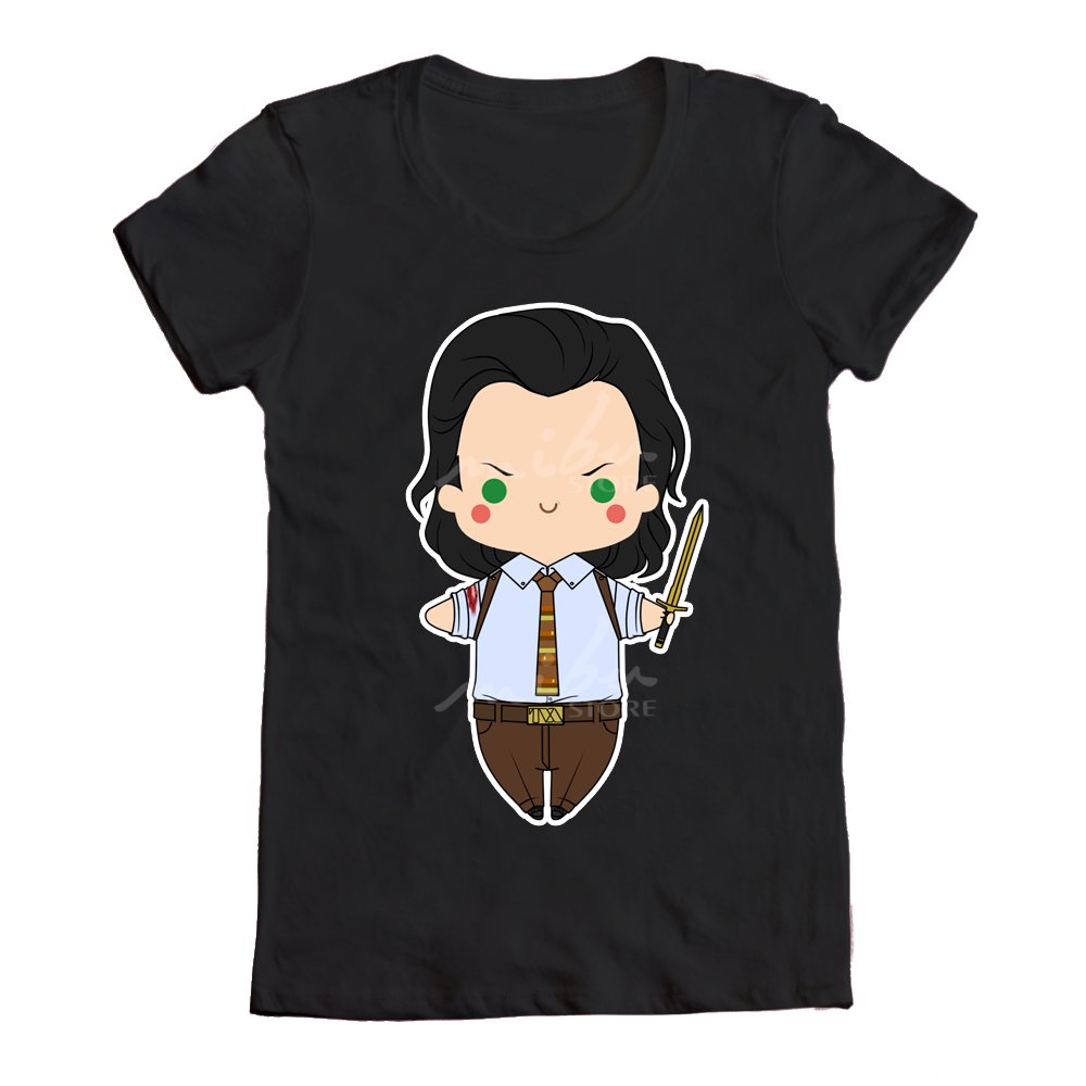 MibuStore's tweet photo. #WebsiteUpdated 💚 New #Loki designs! ~ 

#Sylvie 
@MibuStore
 
Available as #TShirt and #Pillow ⬇️

https://t.co/fSYmz3rz6D https://t.co/D5UHWVnG5h