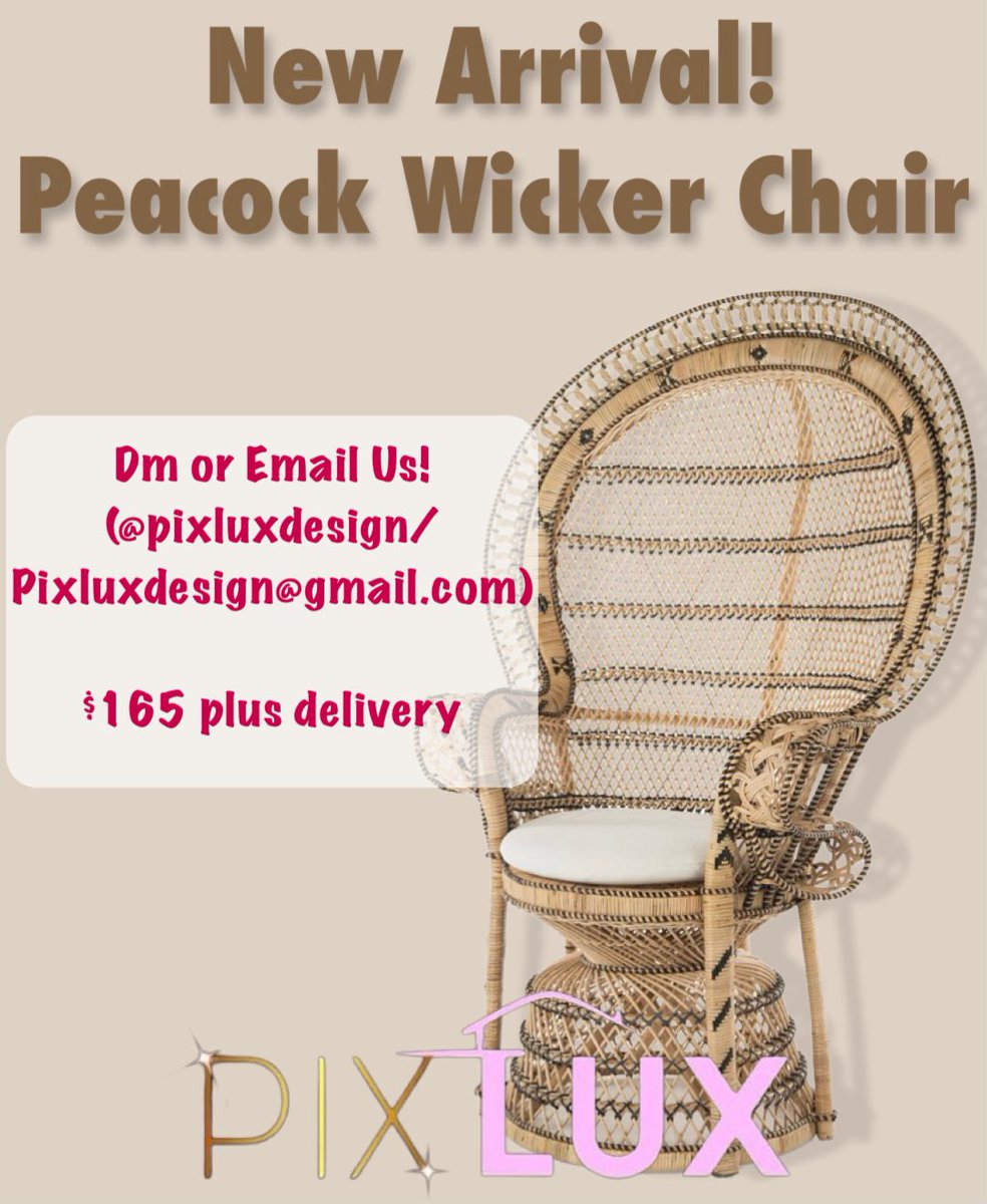 pixluxdesign's tweet photo. Need party rentals? Book with us! 🤍 Here’s a new arrival! Dm or email us to inquire. https://t.co/yVU4zCHltx