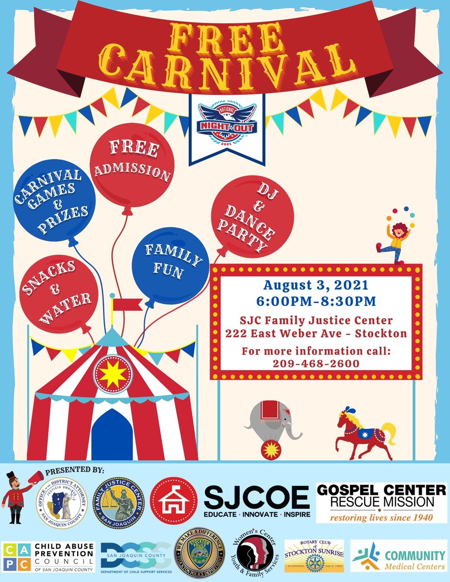 sjcda_media's tweet photo. Save the date! #NationalNightOut on August 3, 2021 at the SJC District Attorney's Office with Family Justice Center and all our partners. #SJCTogether #SJCStrong https://t.co/nmpFoAFMdT